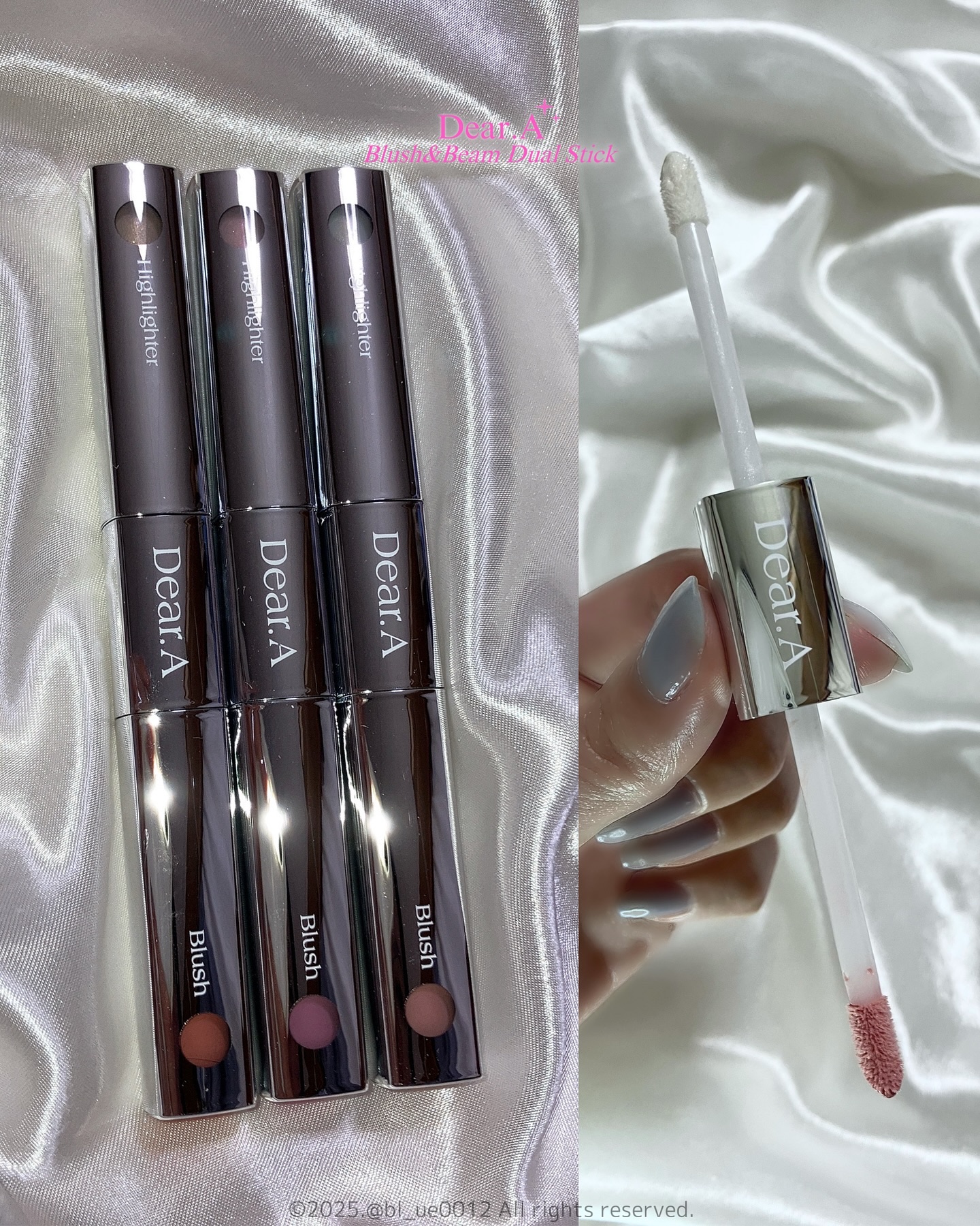 ブラッシュ＆ビームデュアルスティック/Dear.A/リキッドチークを使ったクチコミ（2枚目）