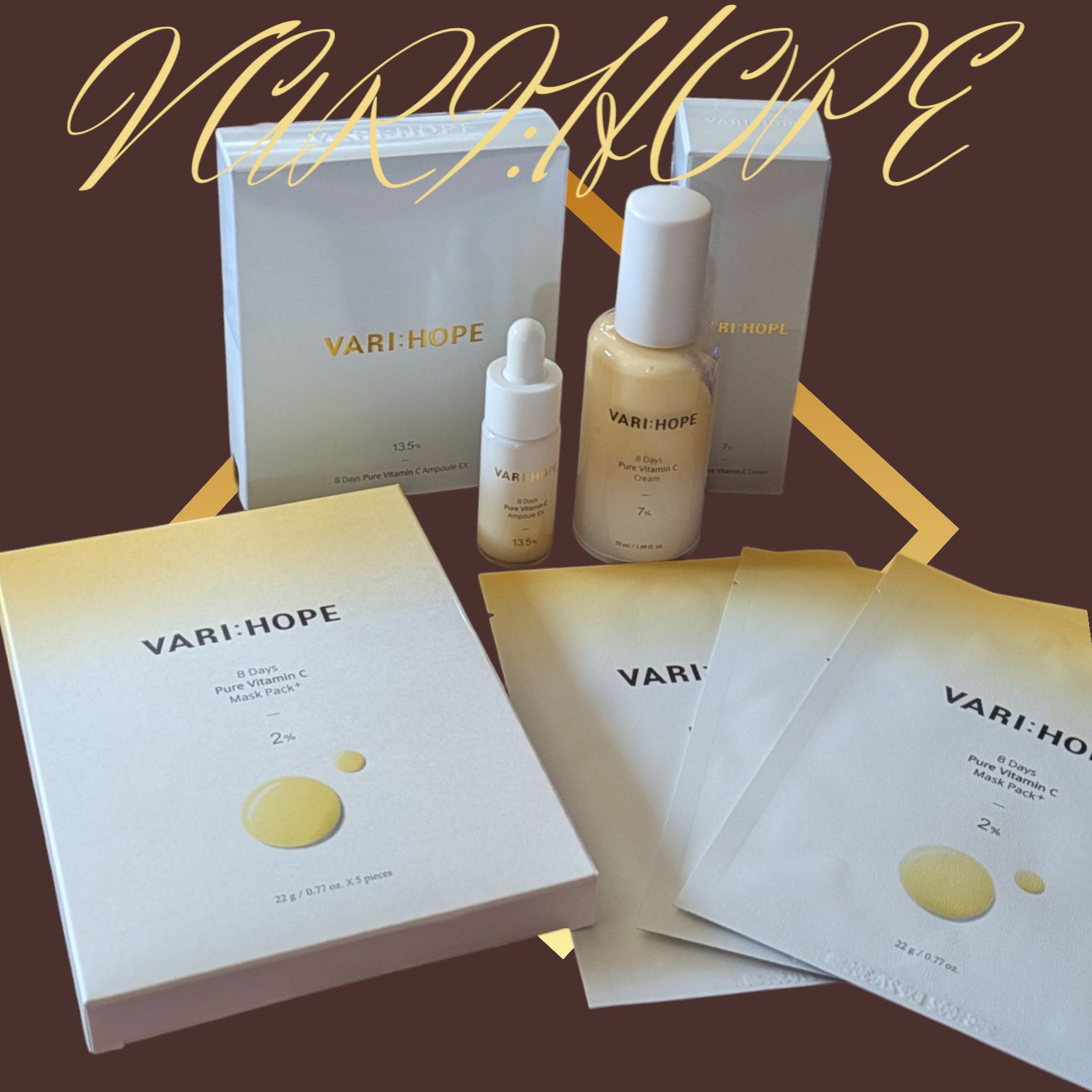 ピュアビタミンCマスクパック/VARI:HOPE/シートマスク・パックを使ったクチコミ（1枚目）