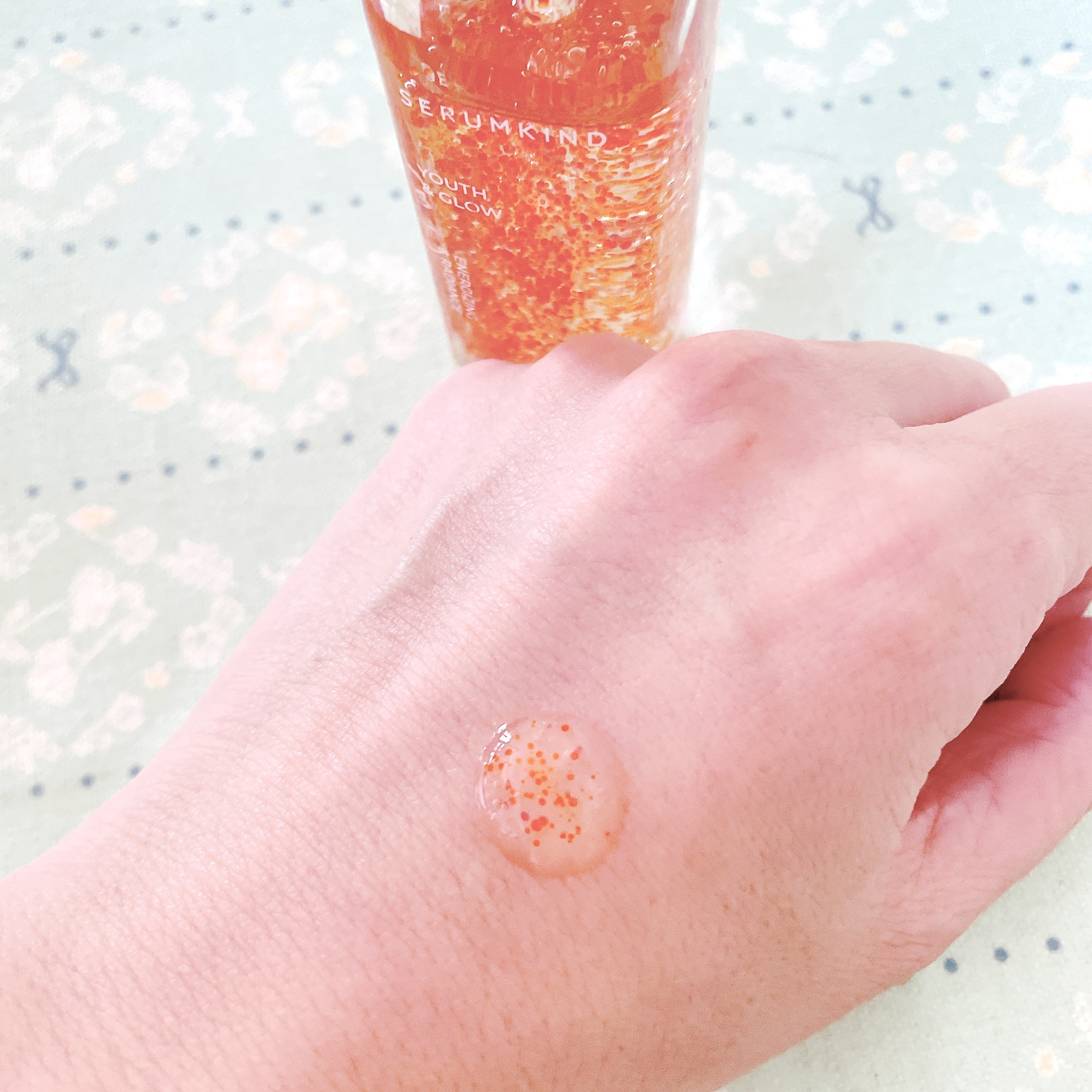 オレンジカプセルセラム/SERUMKIND/美容液を使ったクチコミ（3枚目）