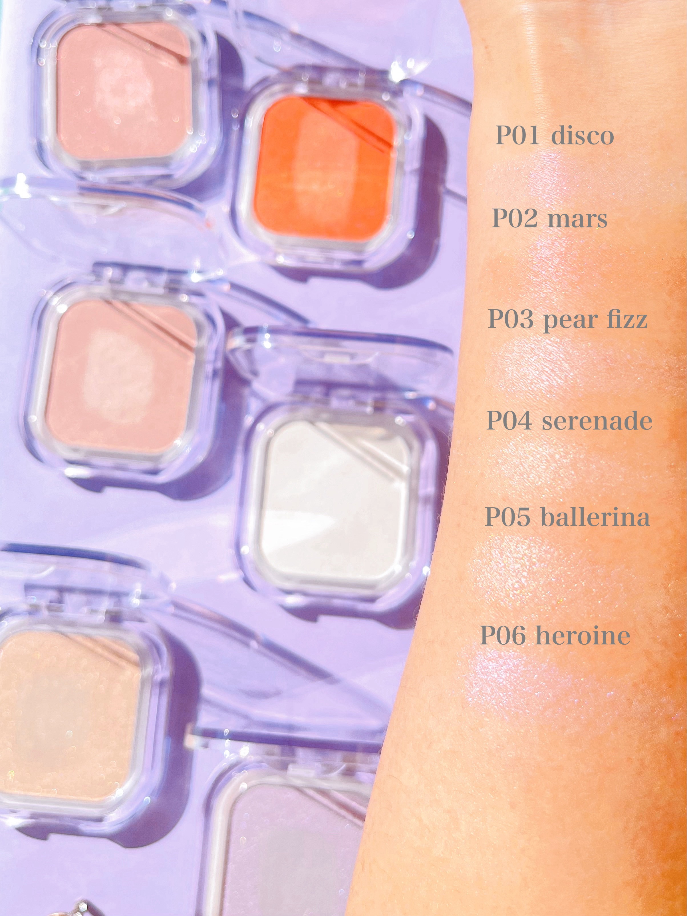 フェイスフィルボリューマーハイライター/mude/パウダーハイライトを使ったクチコミ（2枚目）