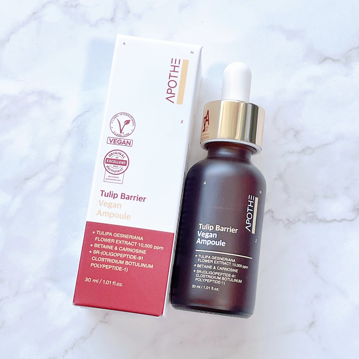チューリップバリアビーガンアンプル /APOTHE/美容液を使ったクチコミ(2枚目)