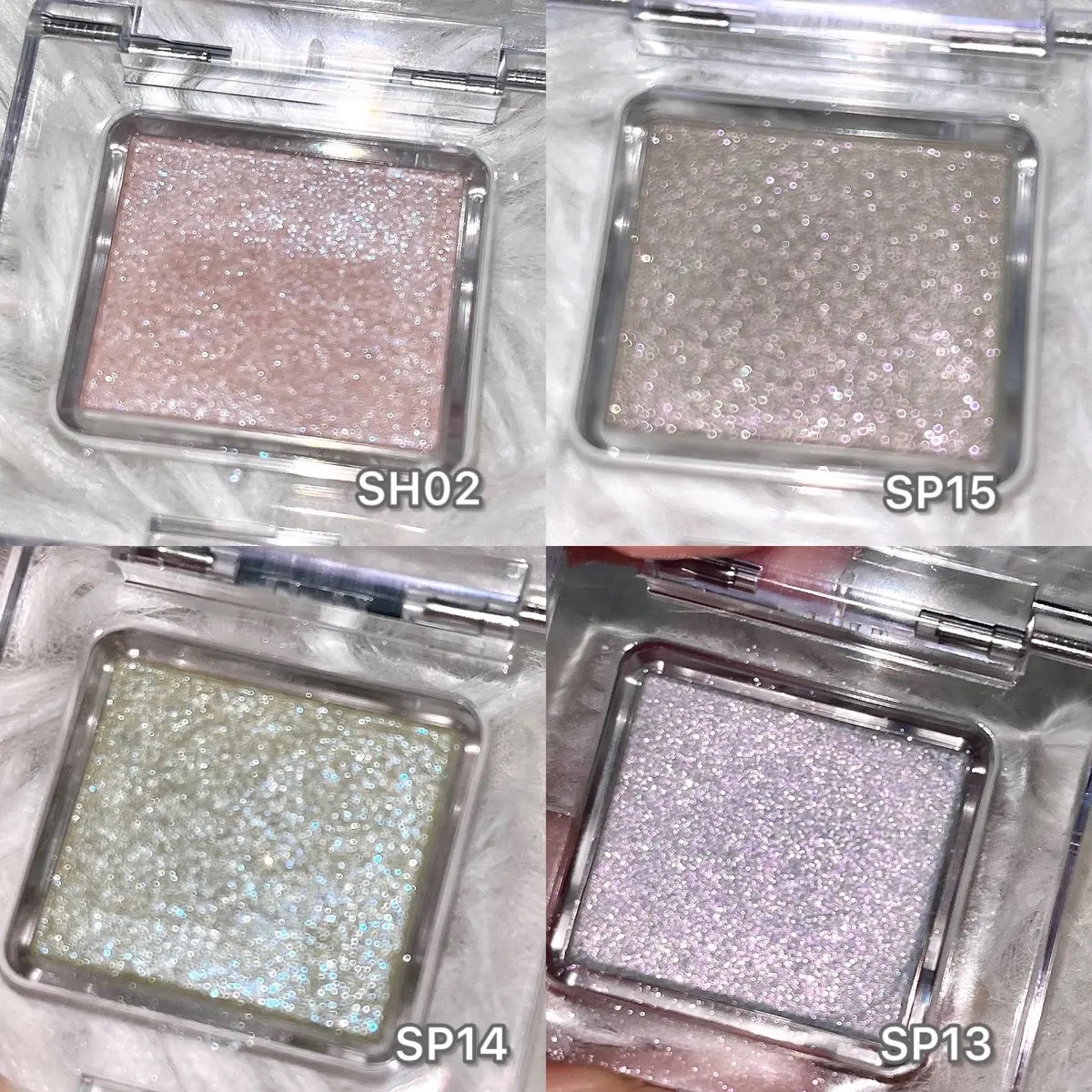 マルチカラーバリエーション スパークル SP02/チャコット・コスメティクス/単色アイシャドウを使ったクチコミ（3枚目）