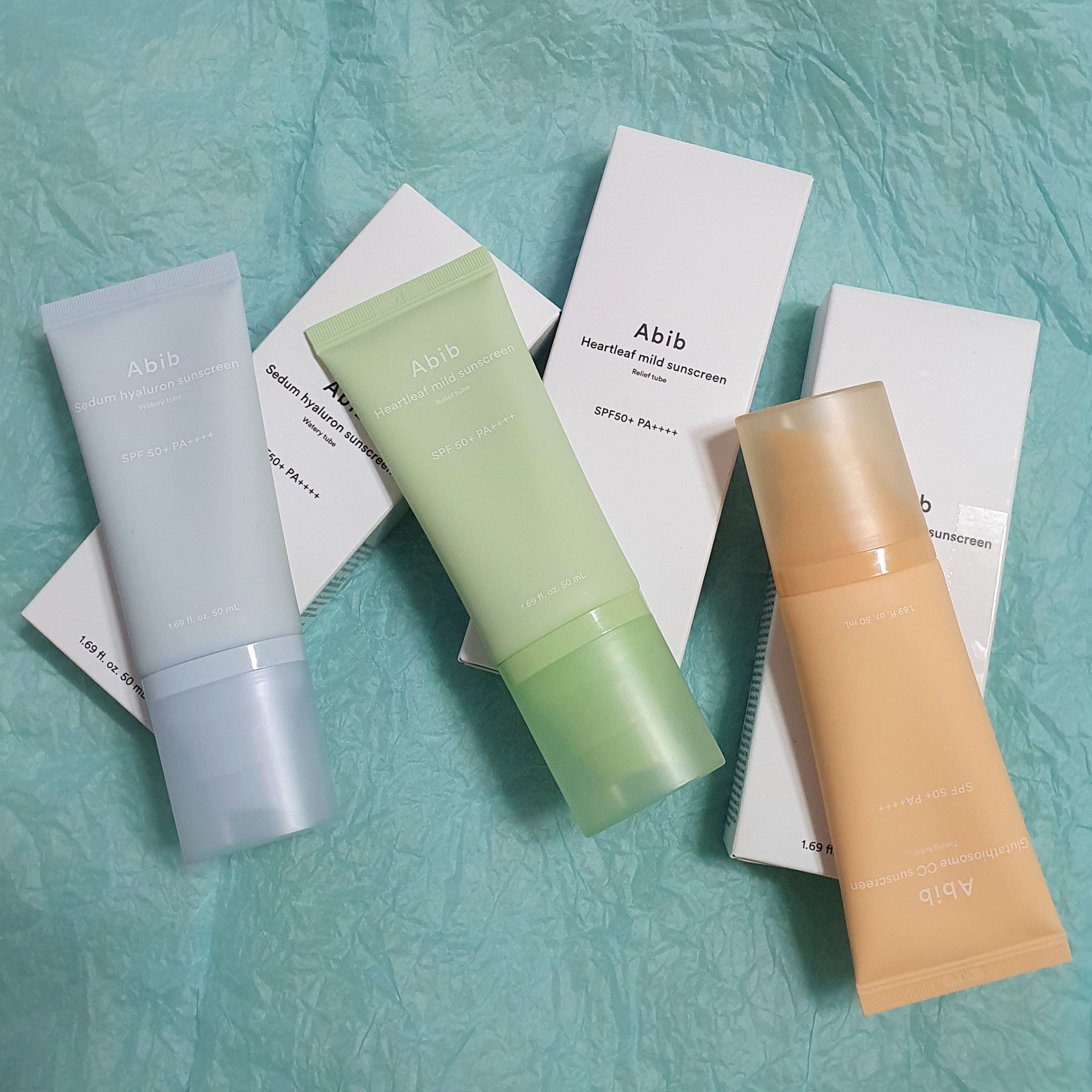 水分草ヒアルロンサンクリームウォータリーチューブ/Abib /日焼け止めクリームを使ったクチコミ（1枚目）