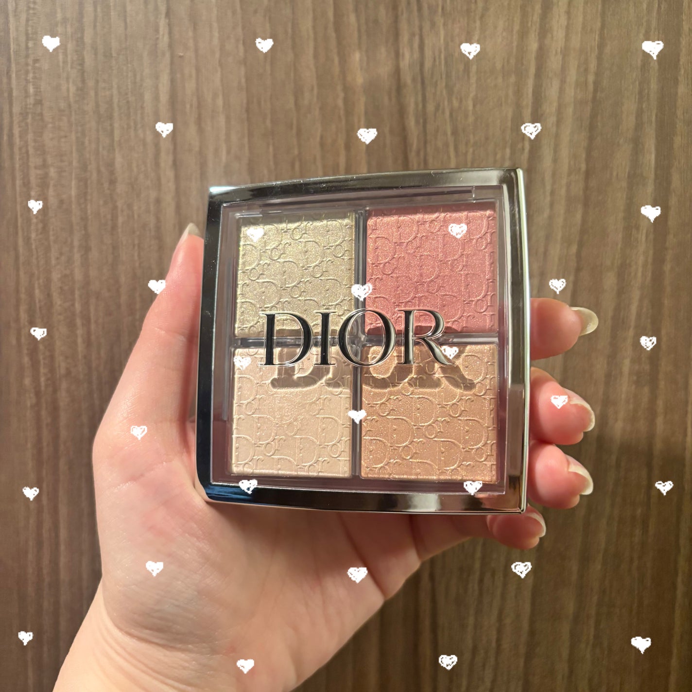 ディオール バックステージ フェイス グロウ パレット/Dior/ハイライトを使ったクチコミ(1枚目)