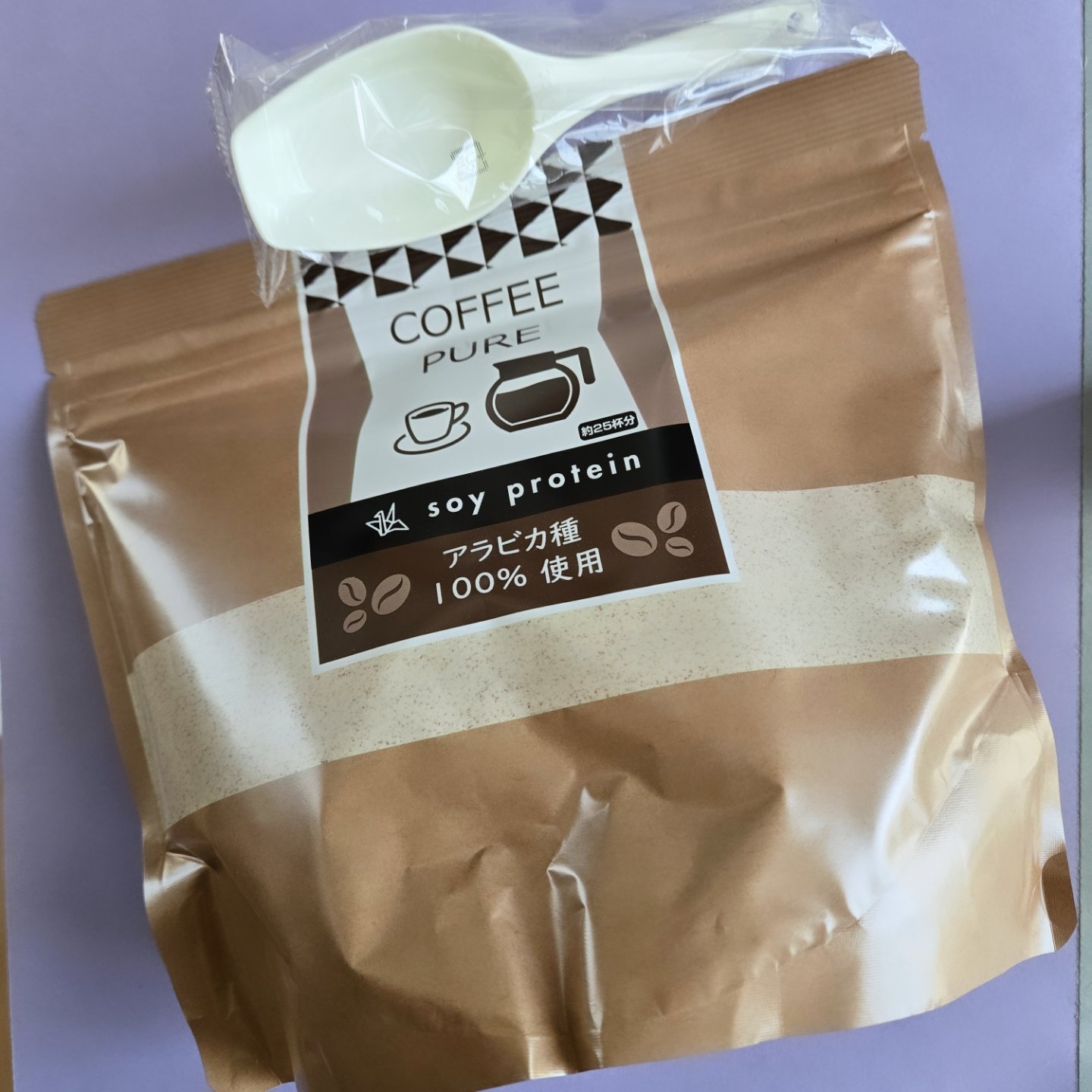 COFFEE PURE（ソイプロテイン）/ピュアパートナー/ソイプロテインを使ったクチコミ（1枚目）
