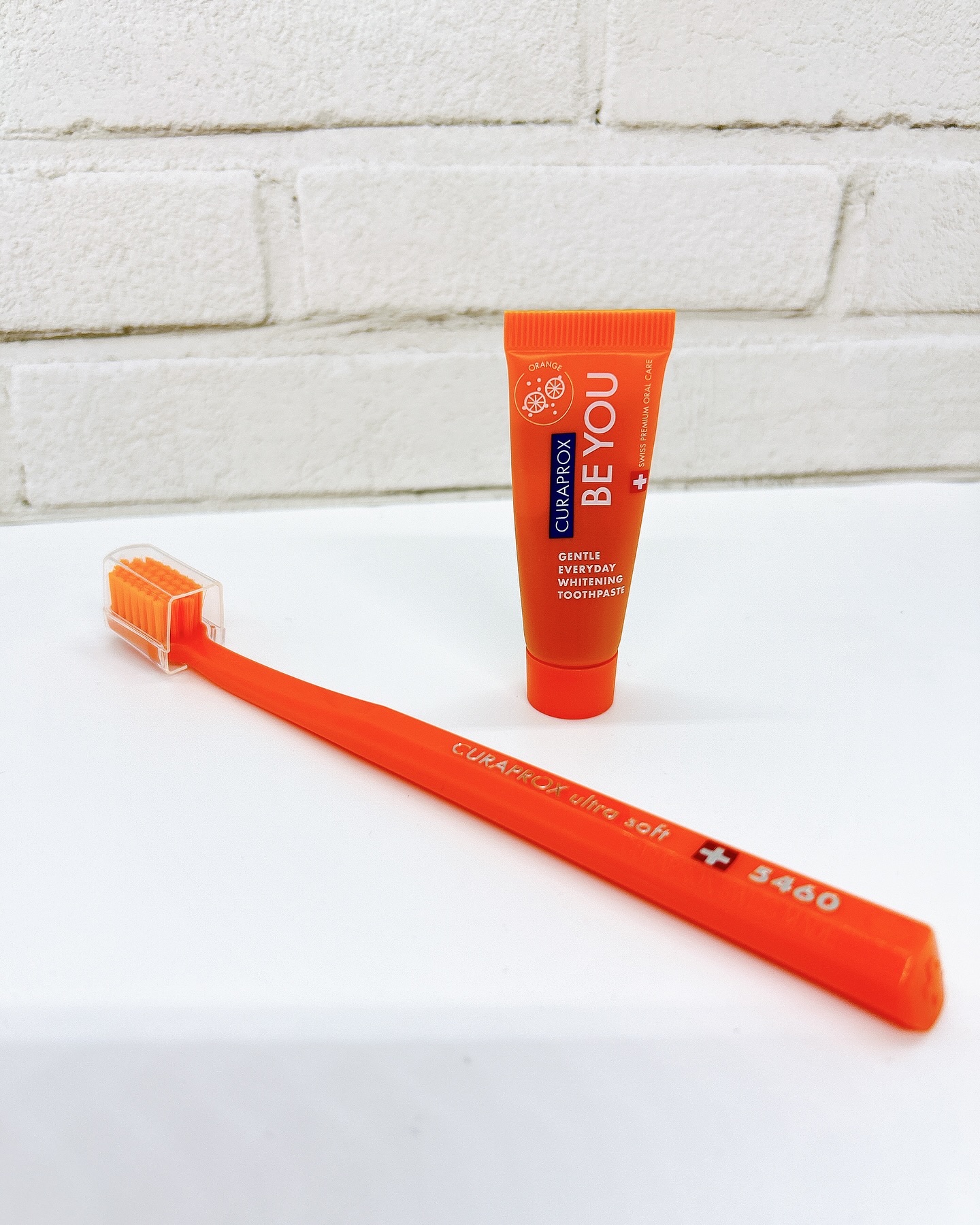 クラプロックスビーユー 歯ブラシ＋歯みがきパック　ピーチ＋アプリコット/CURAPROX/歯磨き粉を使ったクチコミ（2枚目）