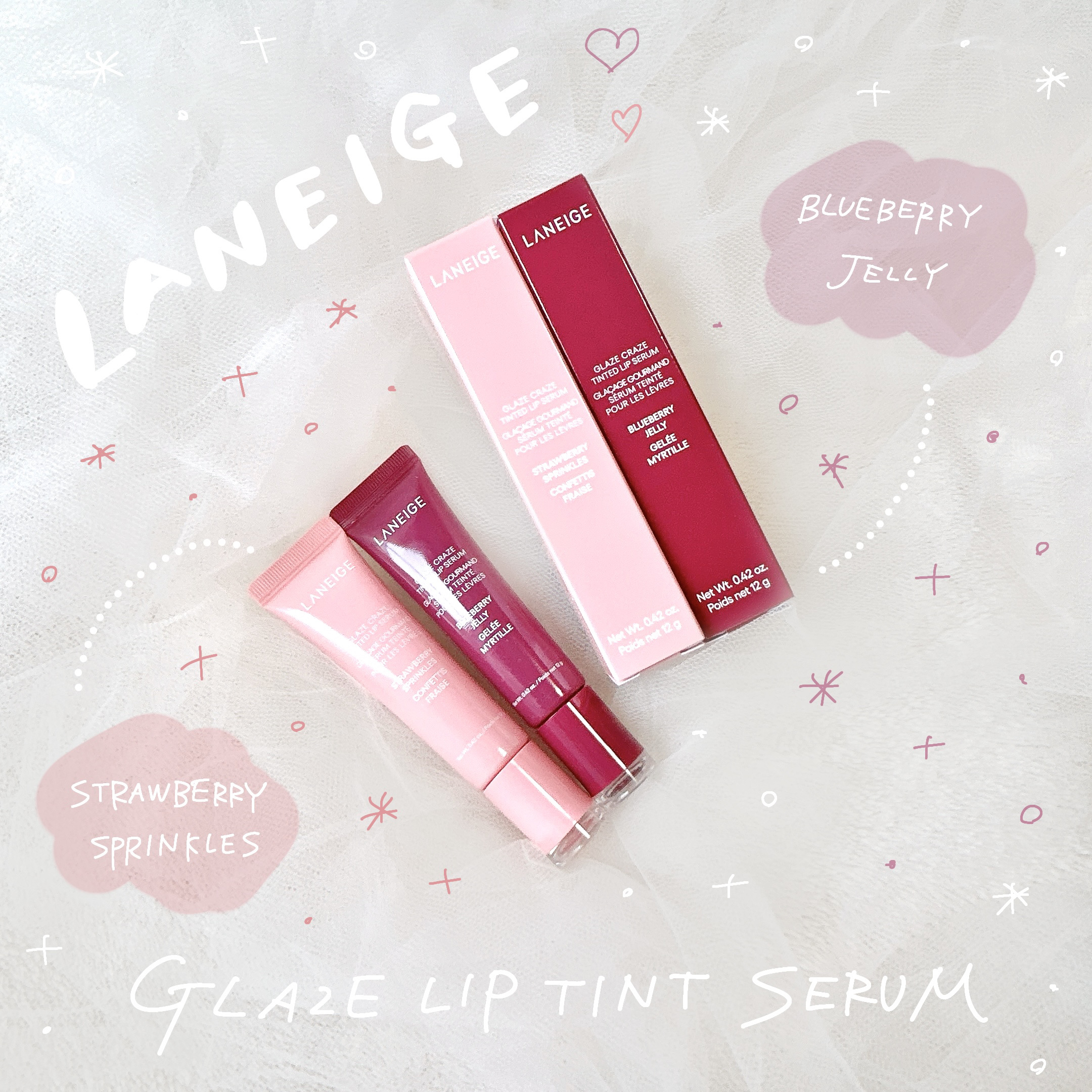 グレイズ ティントリップセラム/LANEIGE/リップ美容液を使ったクチコミ（1枚目）