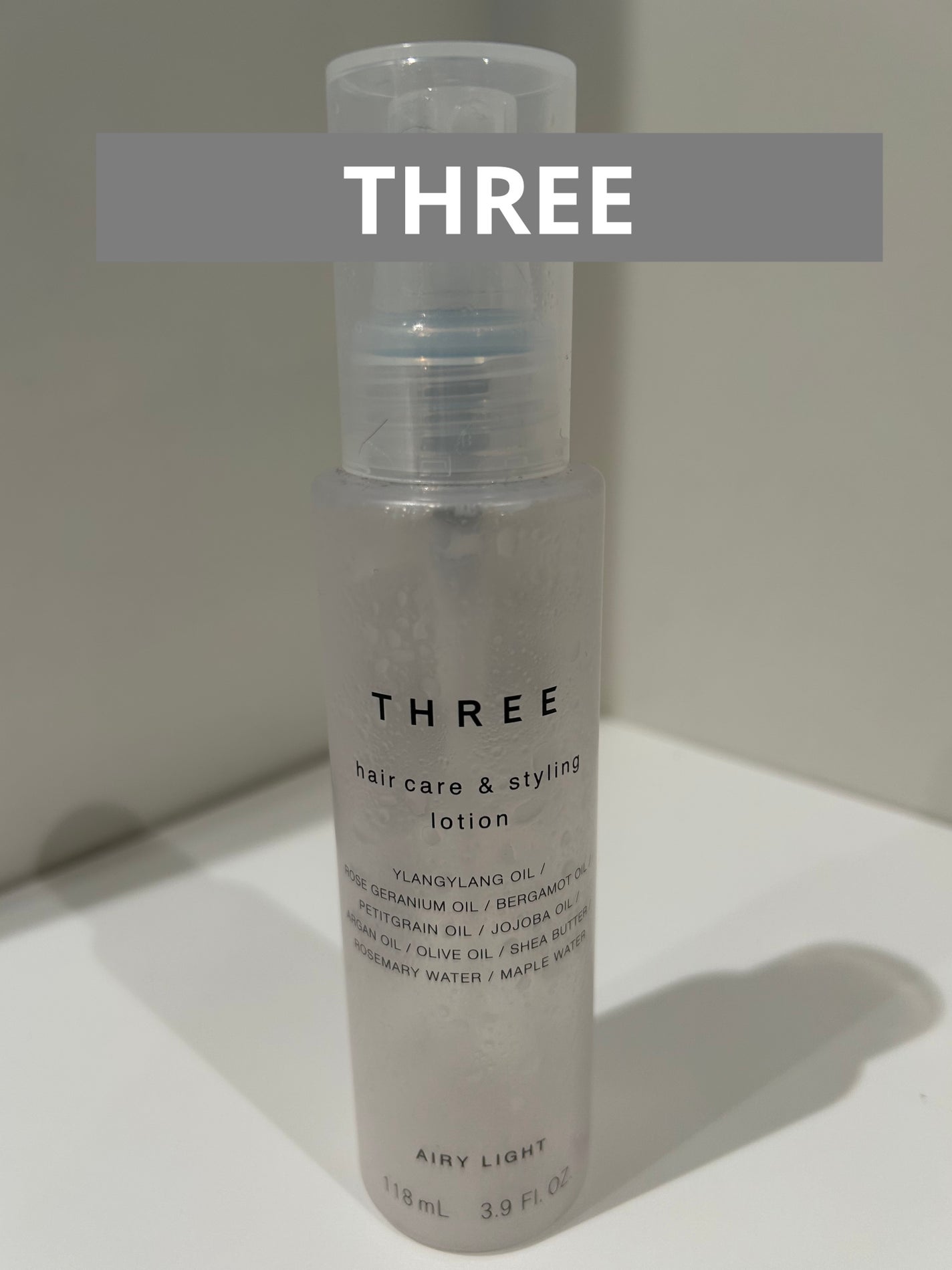 ヘアケア&スタイリング ローション/THREE/ヘアミストを使ったクチコミ(1枚目)