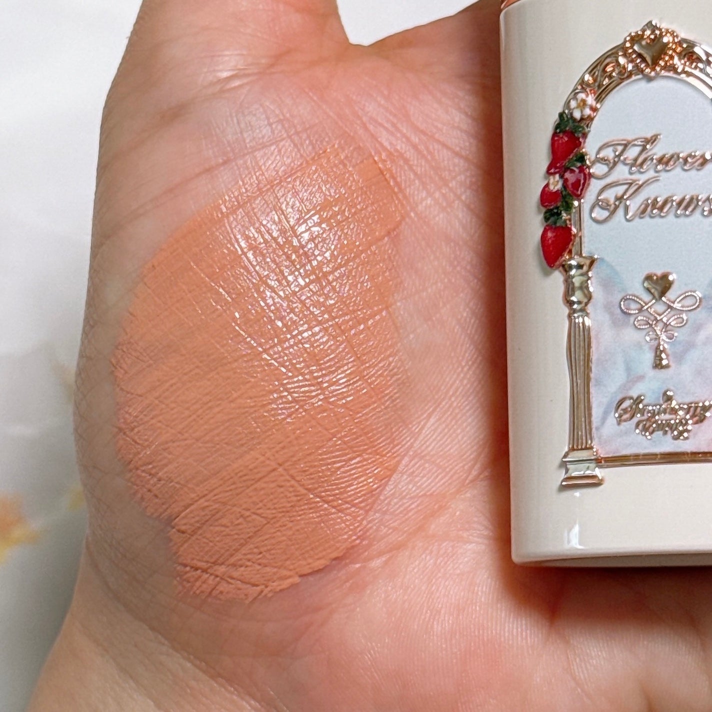 ストロベリーキューピッドコレクション ケーキリップクリーム/FlowerKnows/口紅を使ったクチコミ(7枚目)