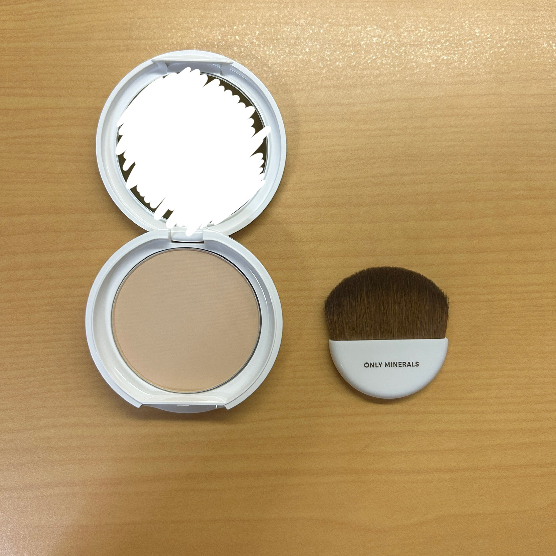 ミネラルUVパウダーS クールコンフォート EX01 ナチュラル/ONLY MINERALS/プレストパウダーを使ったクチコミ（2枚目）