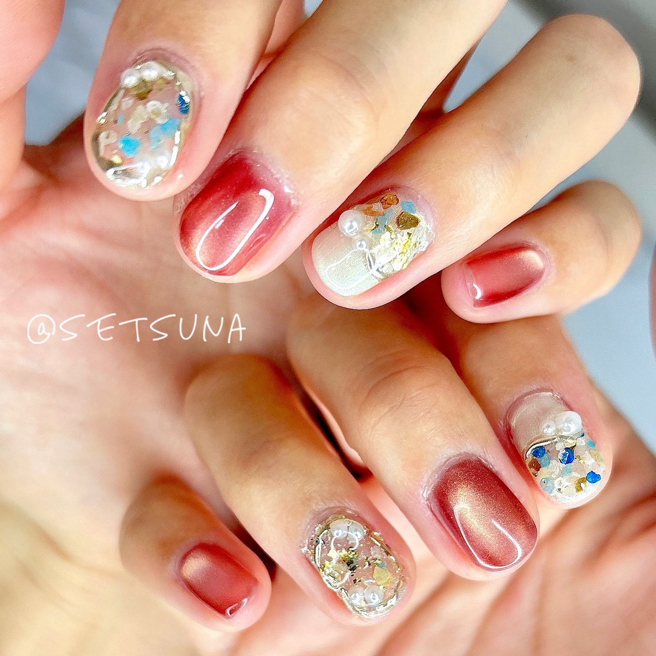 プチプライス  カラージェル C-307 オパール/Petit Price/ジェルネイルを使ったクチコミ（1枚目）