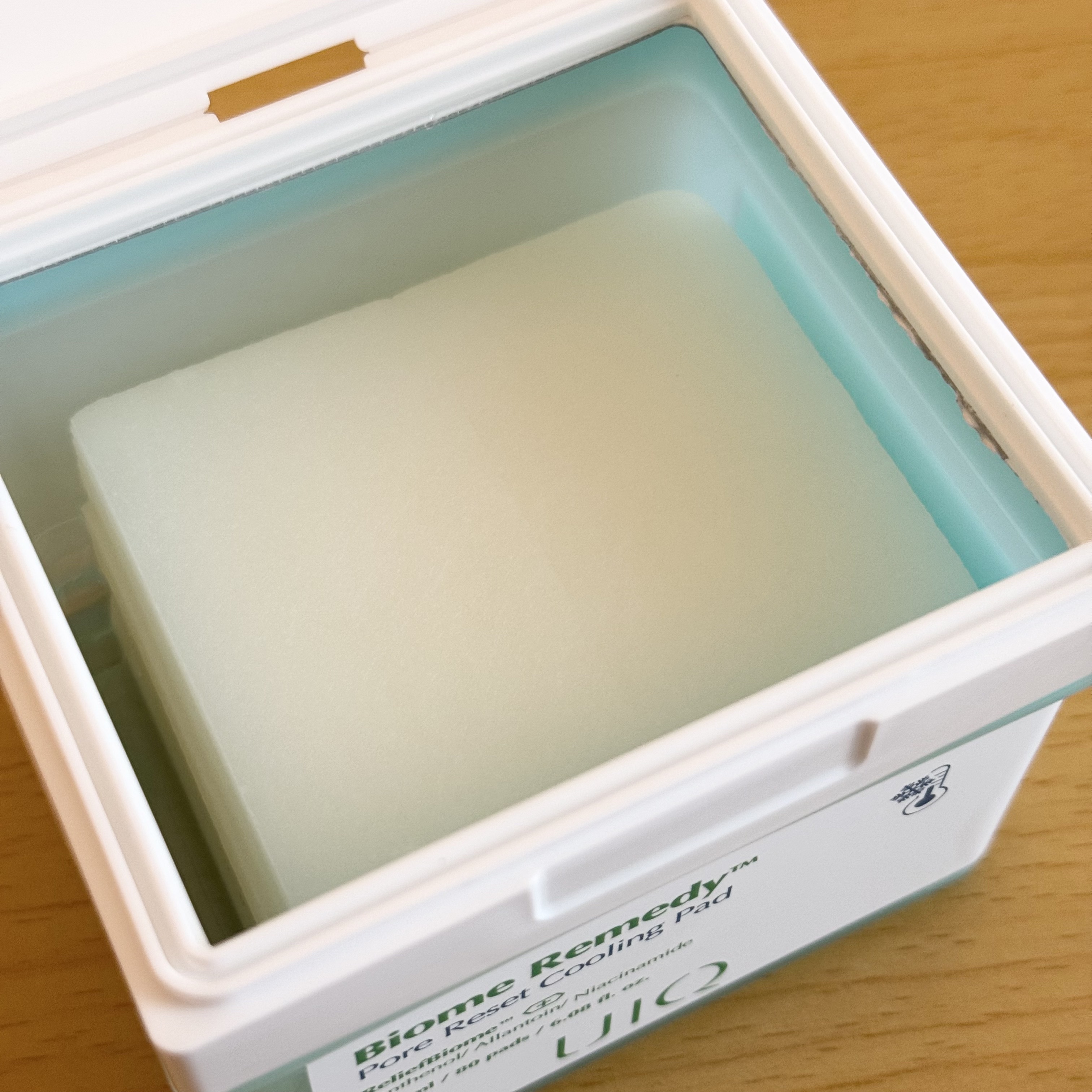 バイオームレメディポアリセットクーリングパッド/UIQ/トナーパッドを使ったクチコミ（3枚目）