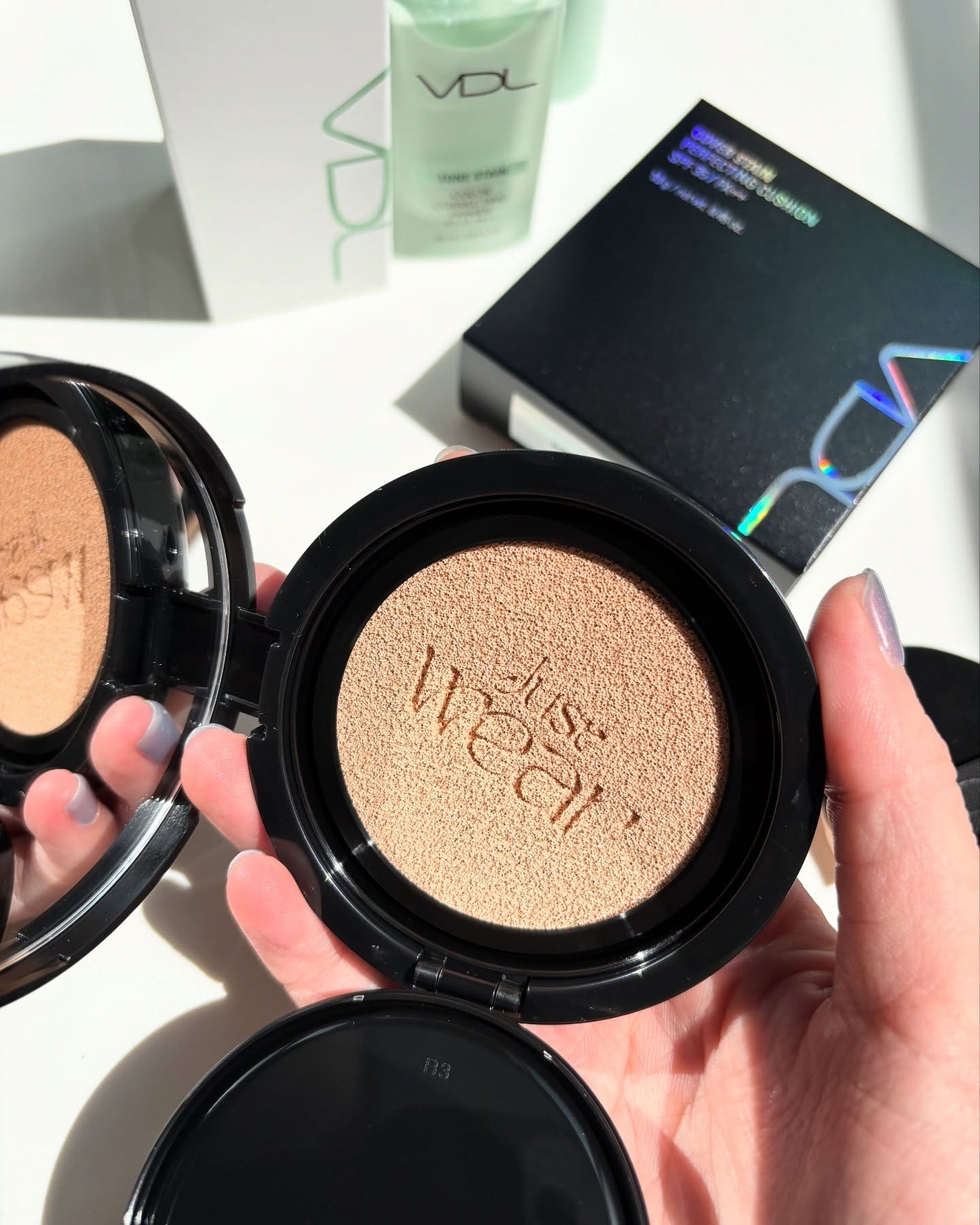 カバーステイン パーフェクティング クッション ファンデーション/VDL/クッションファンデーションを使ったクチコミ(1枚目)