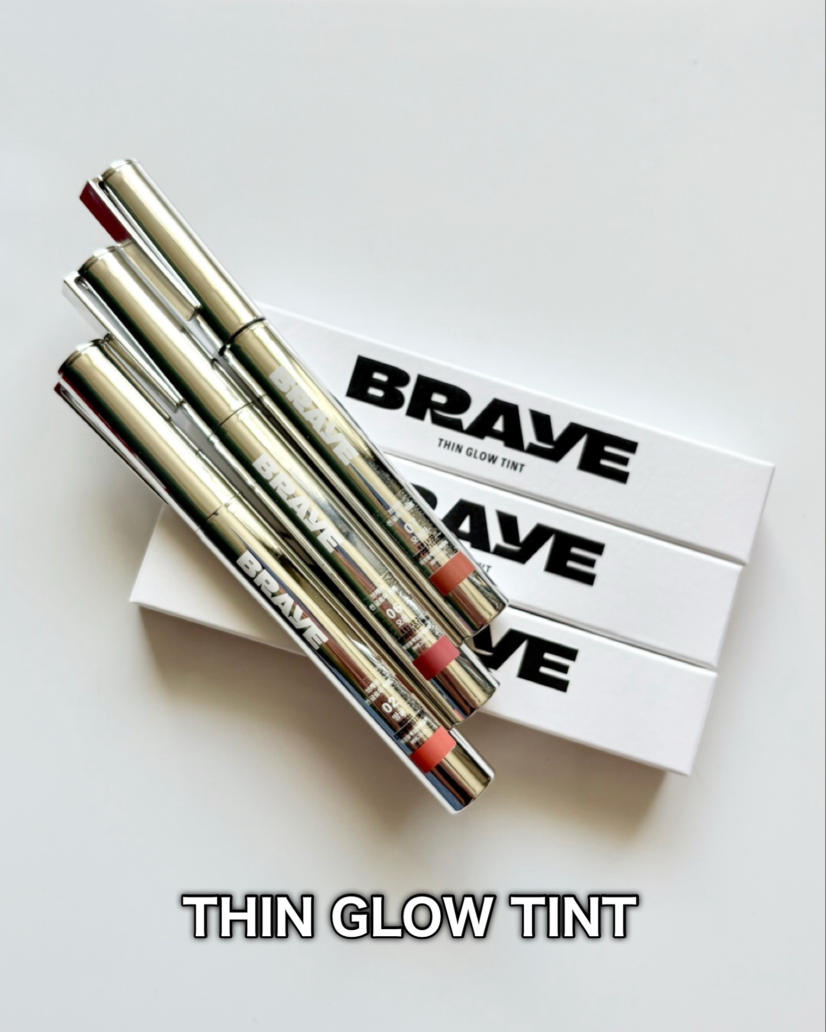 THIN GLOW TINT 02 ミングル(MINGLE)/BRAYE/口紅を使ったクチコミ（2枚目）