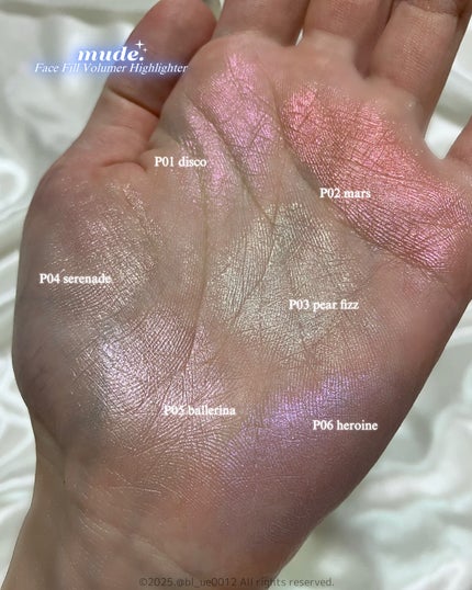 フェイスフィルボリューマーハイライター/mude/パウダーハイライトを使ったクチコミ(5枚目)