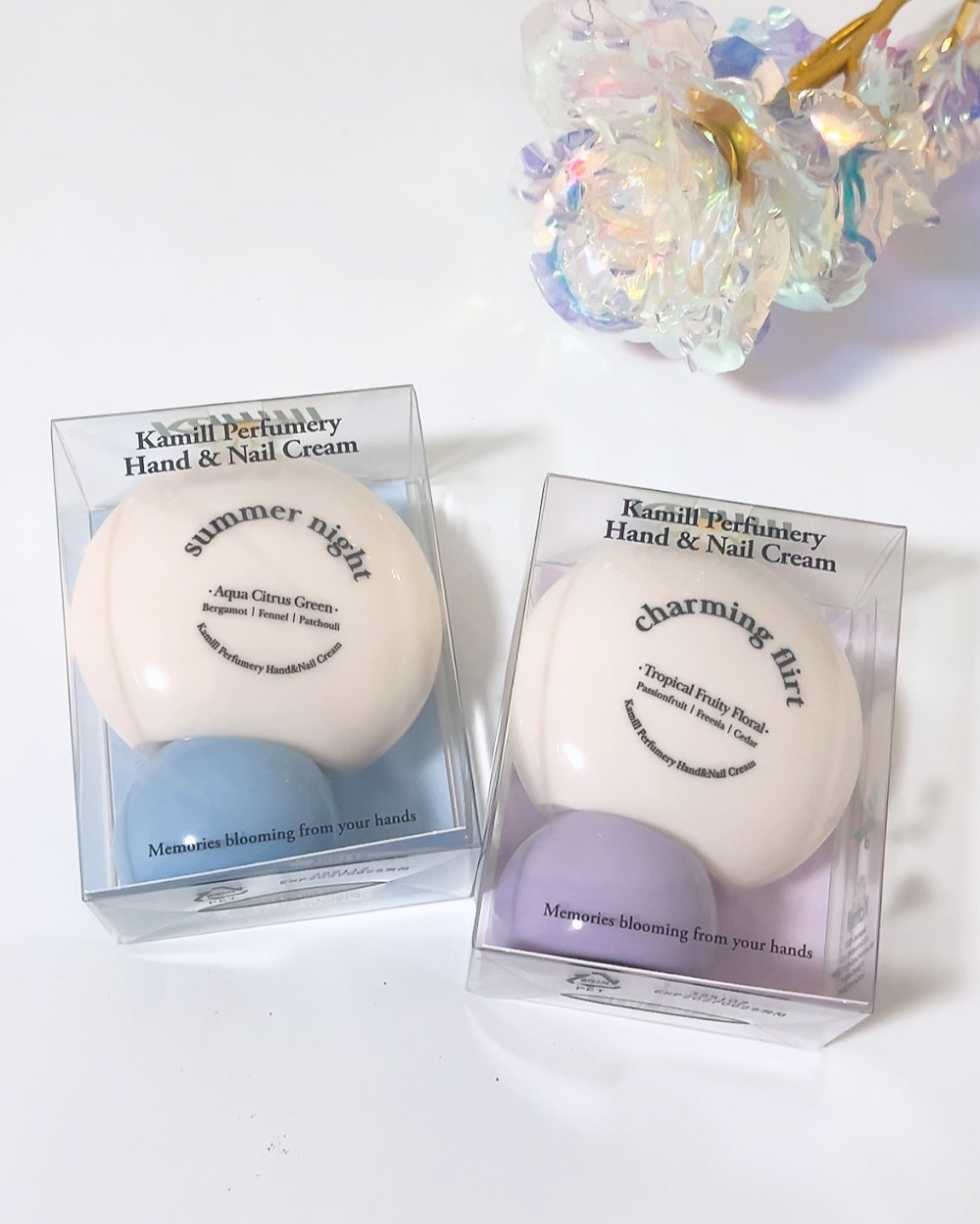 パフューマリー ハンド＆ネイルクリーム チャーミングフラート 50ml/カミール/ハンドクリームを使ったクチコミ（2枚目）