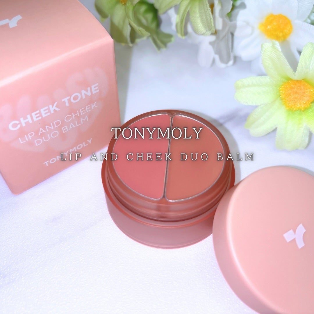 チークトーン リップ&チーク デュオバーム/TONYMOLY/口紅を使ったクチコミ(1枚目)