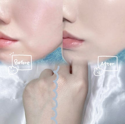 ブラーカバークッション/LUNA/クッションファンデーションを使ったクチコミ(4枚目)