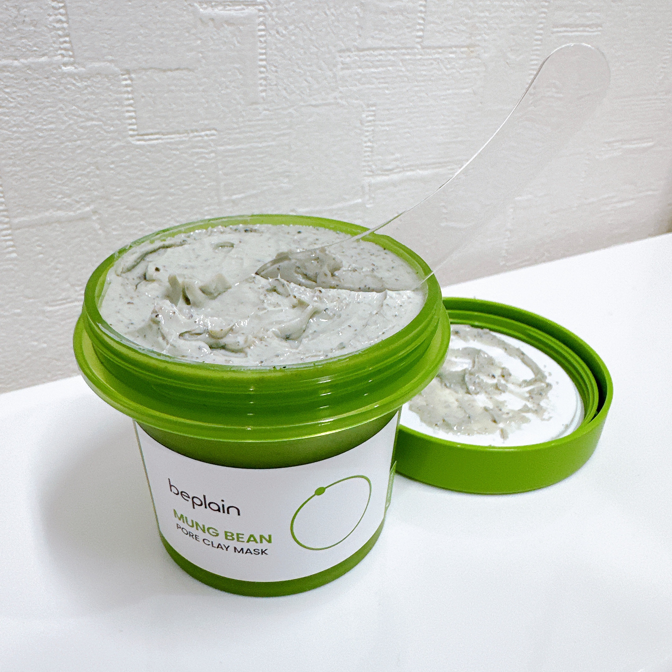 緑豆毛穴クレイパック/beplain/洗い流すパック・マスクを使ったクチコミ（2枚目）