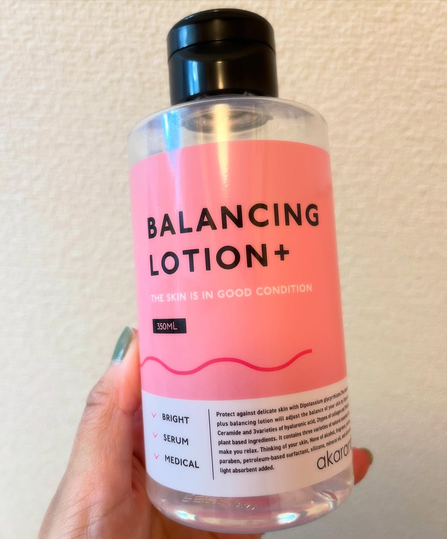 バランシングローション/akaran+/化粧水を使ったクチコミ（1枚目）