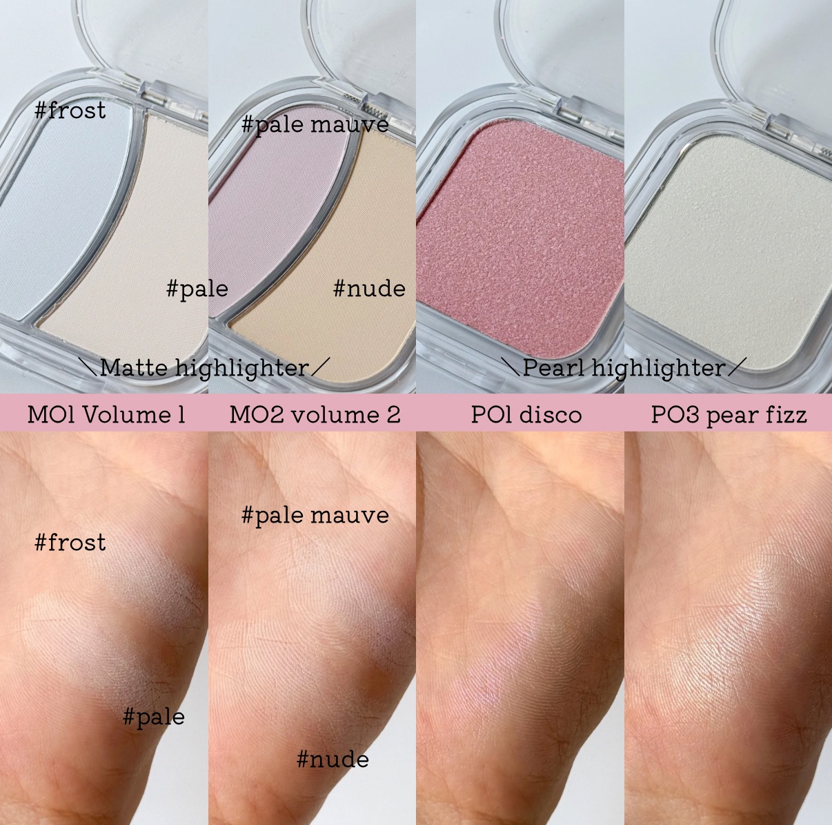 フェイスフィルボリューマーハイライター/mude./パウダーハイライトを使ったクチコミ（3枚目）