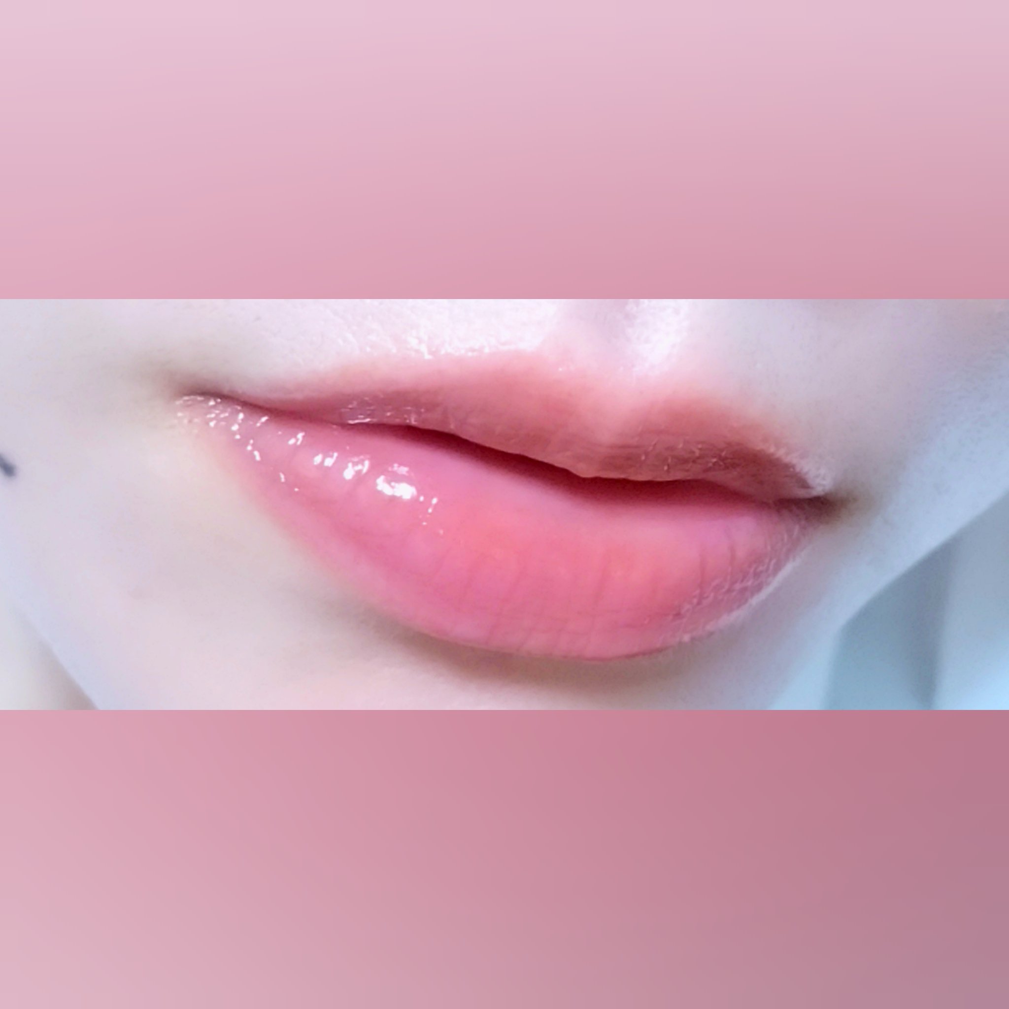 カラーグラム タンフルグラスティントミルク/Colorgram/リップティントを使ったクチコミ（3枚目）