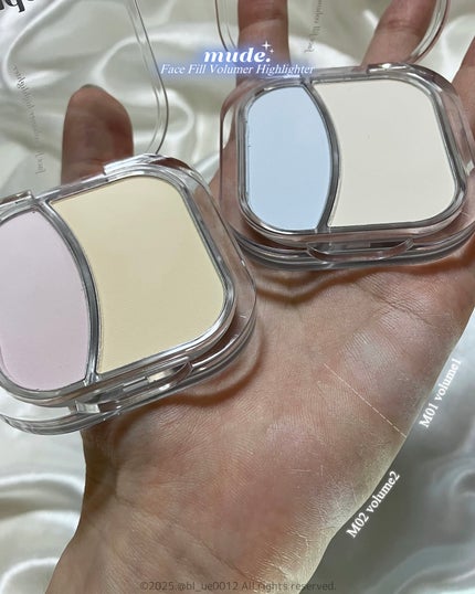 フェイスフィルボリューマーハイライター/mude/パウダーハイライトを使ったクチコミ(10枚目)