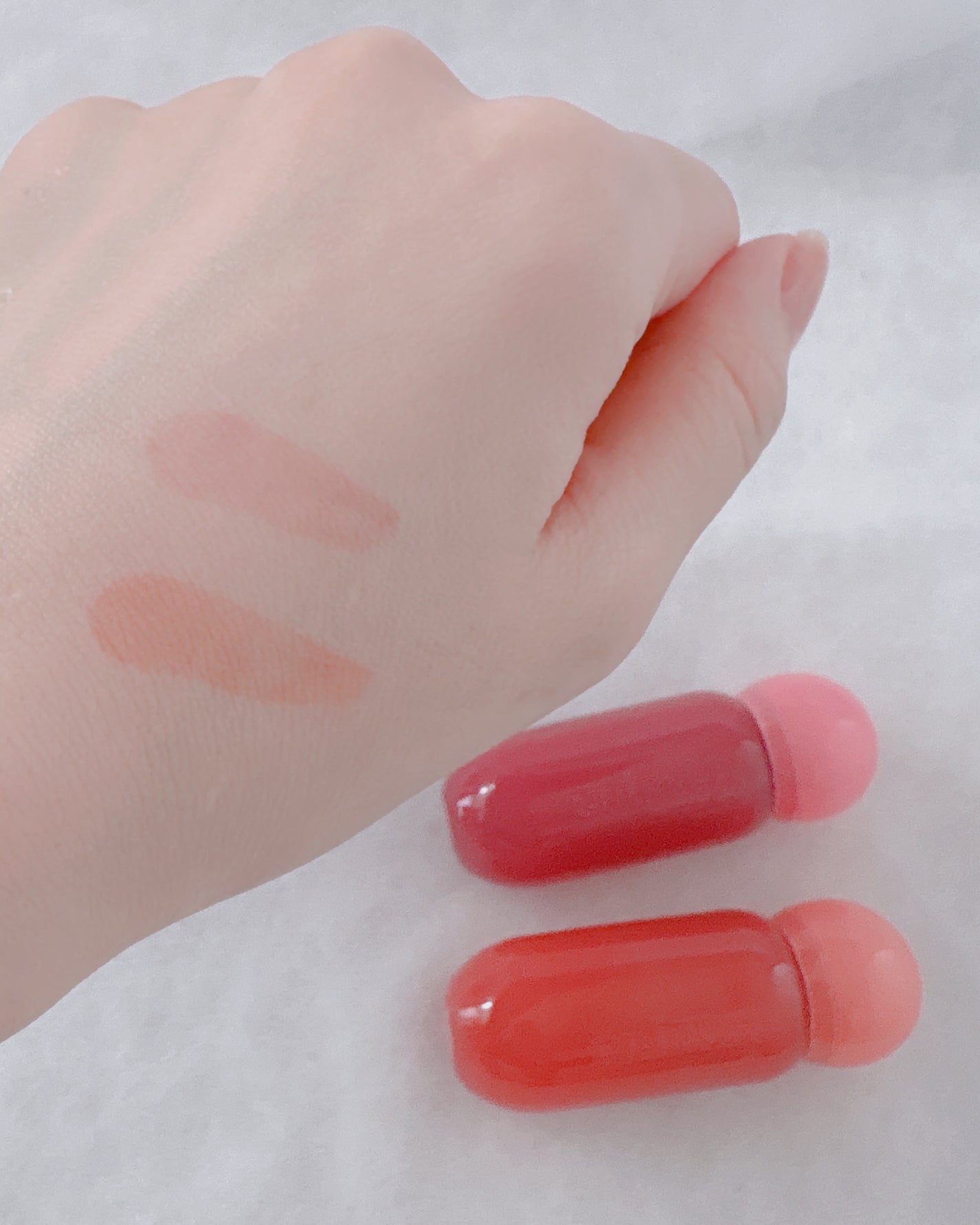 ジューシーデューイグロウティント/dasique/リップティントを使ったクチコミ(3枚目)