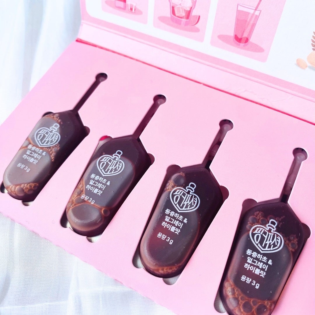 飲める美容ピンクDIYドリンク ピンクポーション ゼロカロリー・冬虫夏草/PINK POTION /美容ドリンクを使ったクチコミ(3枚目)