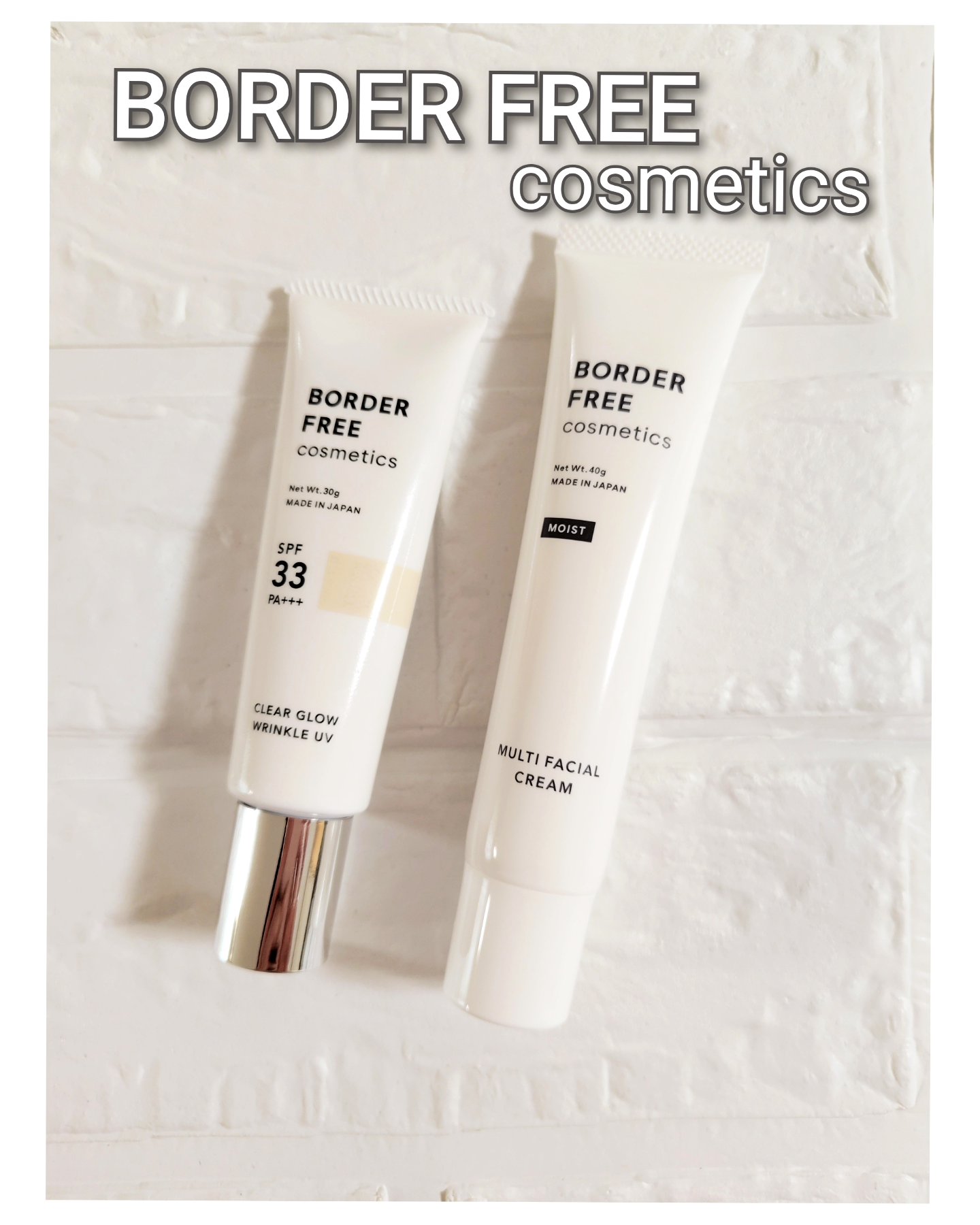 クリアグロウリンクルUV/BORDER FREE cosmetics/日焼け止め・UVケアを使ったクチコミ（1枚目）