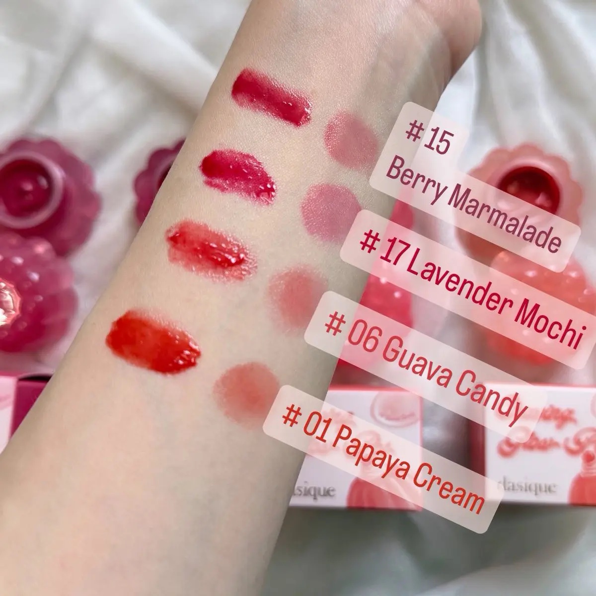 チューインググロウポット/dasique/口紅を使ったクチコミ（3枚目）