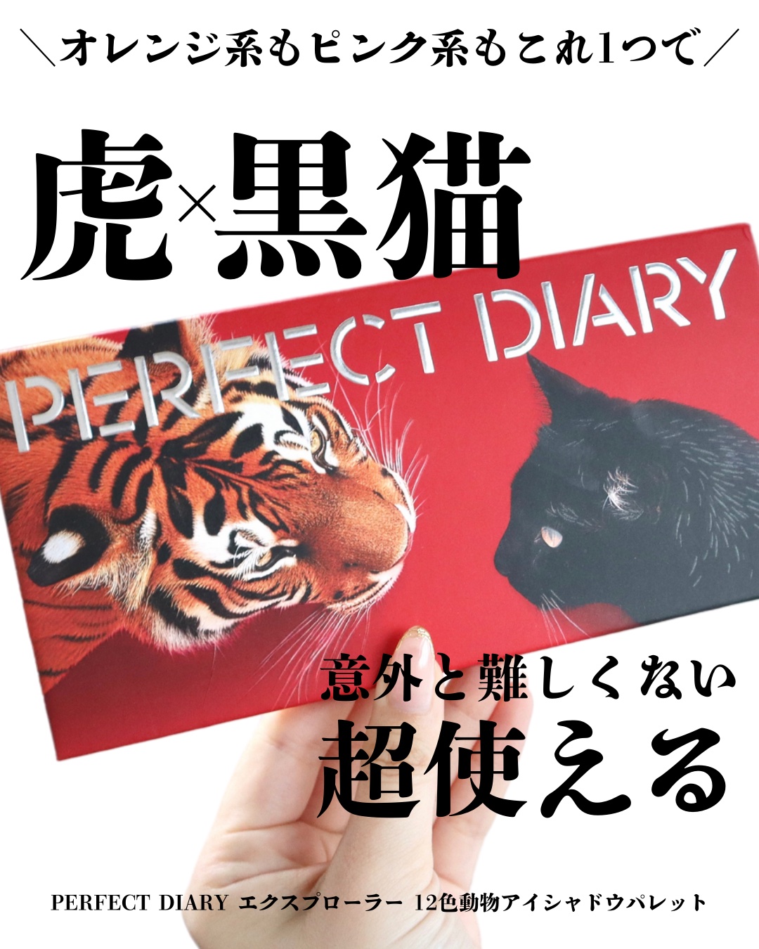 エクスプローラ12色 動物アイシャドウパレット/PERFECT DIARY/アイシャドウパレットを使ったクチコミ（1枚目）