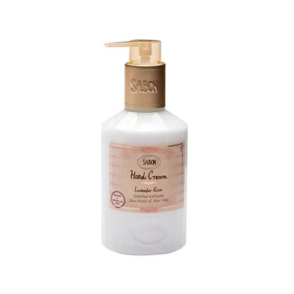 ハンドクリームボトル ラベンダー・ローズ SABON