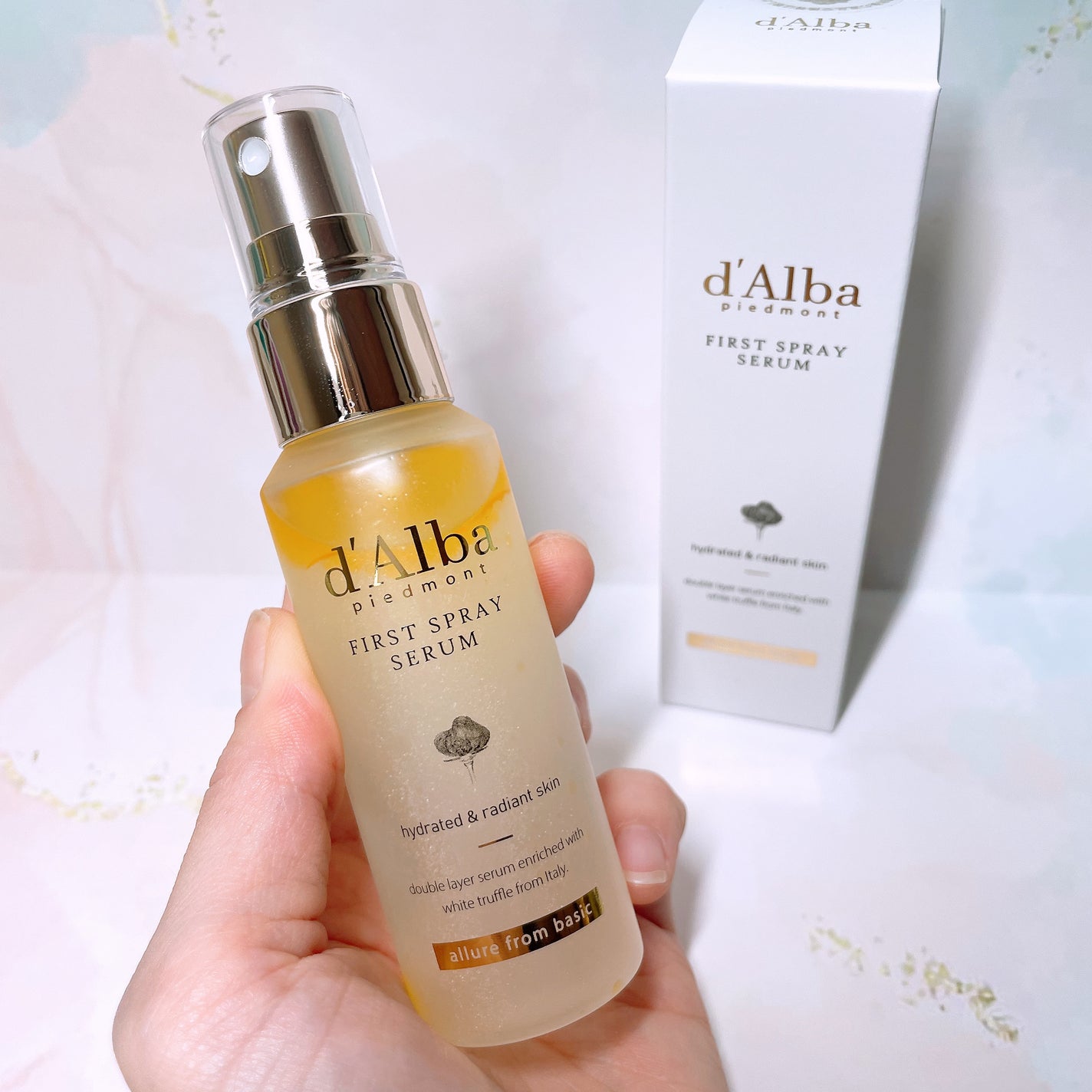 ダルバ ホワイトトリュフファーストスプレーセラム/ダルバ/ミスト状化粧水を使ったクチコミ(2枚目)