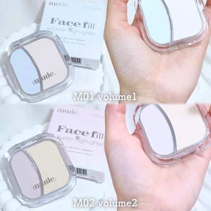 フェイスフィルボリューマーハイライター/mude/パウダーハイライトを使ったクチコミ(6枚目)