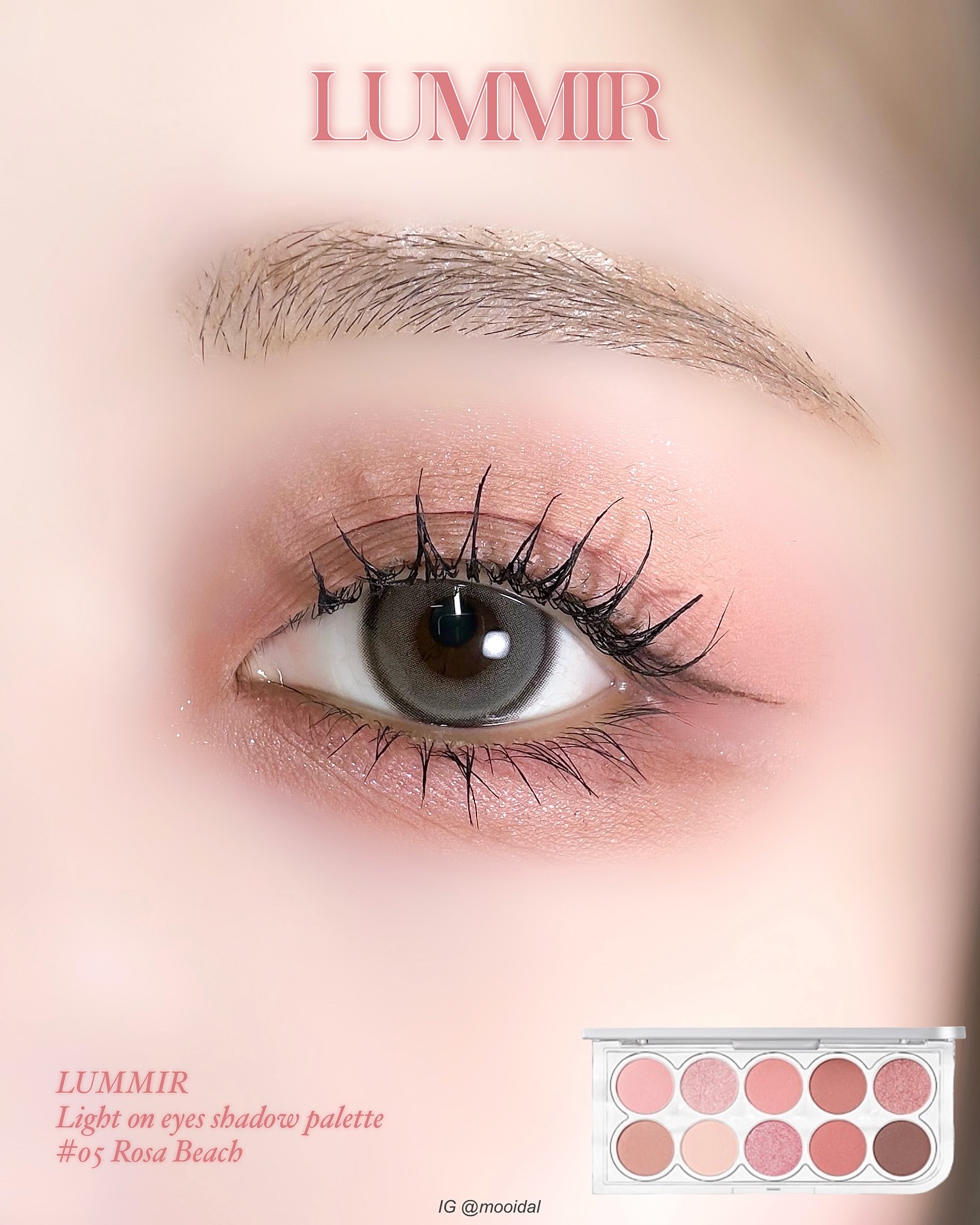 ライト オン アイズ シャドウ パレット/Lummir/アイシャドウパレットを使ったクチコミ（1枚目）