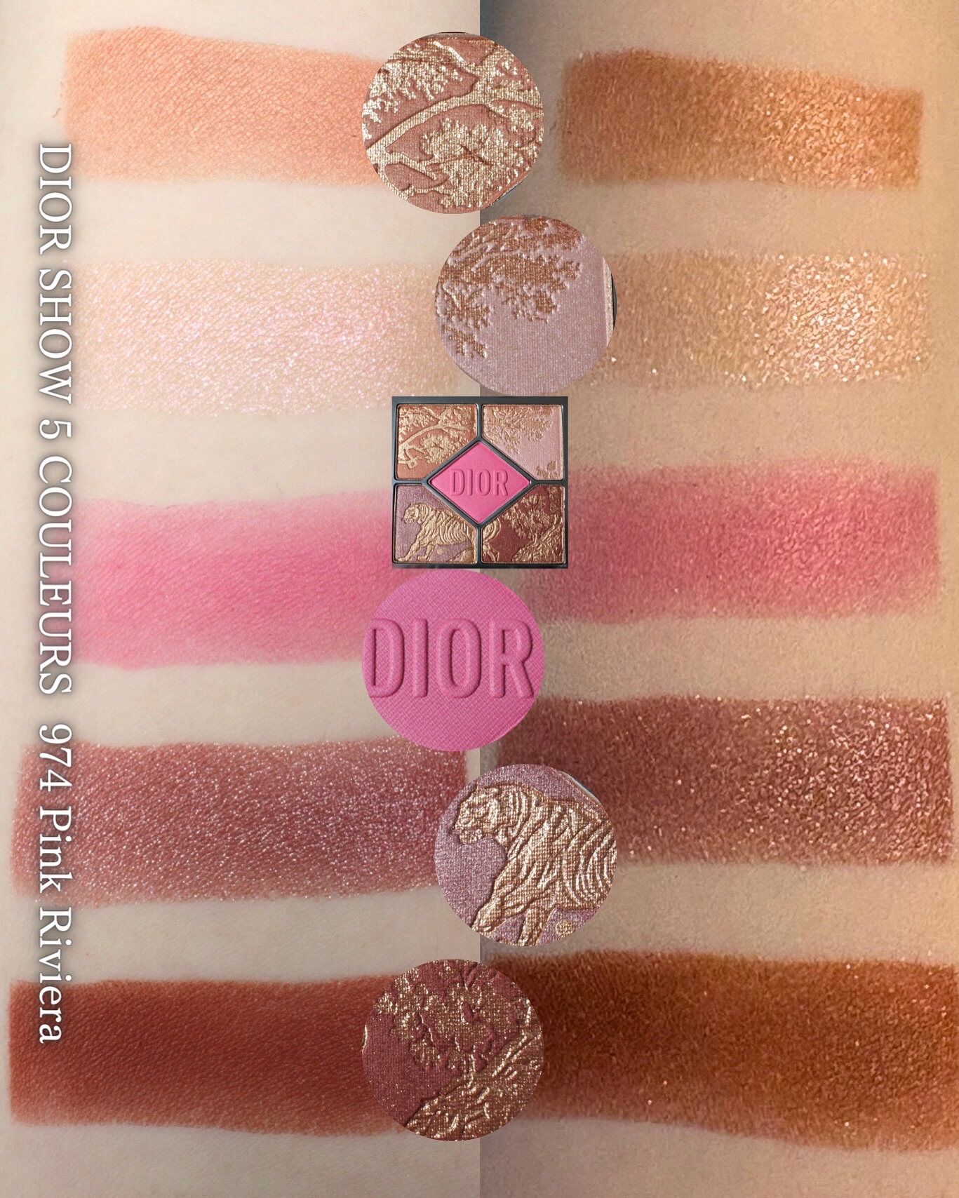 最終値下げ！DIORサマーコレクションアイシャドウパレット974 ピンクリビエラ 最終値下げ！DIORサマーコレクションアイシャドウパレット974
