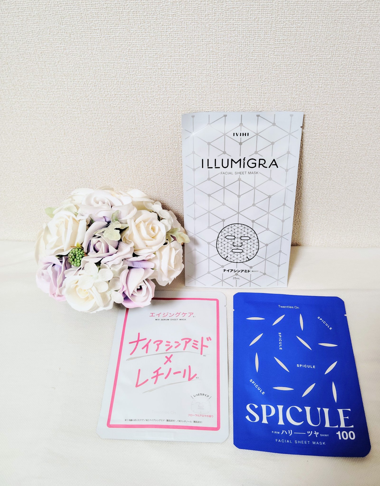 ミックスセラムシートマスク ナイアシンアミド×レチノール/Twenties On/シートマスク・パックを使ったクチコミ（2枚目）