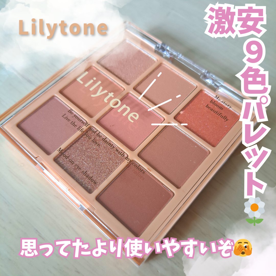 ムードオンアイシャドウ/Lilytone/アイシャドウパレットを使ったクチコミ（1枚目）