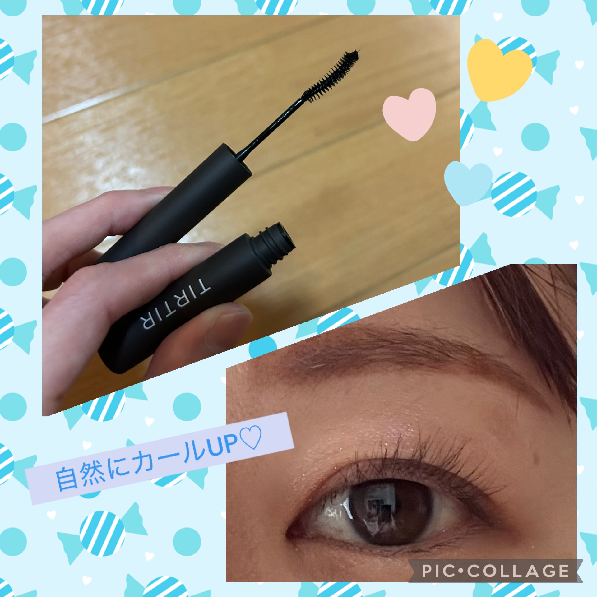 スキニーカールアップマスカラ 01 シアーブラック/TIRTIR(ティルティル)/マスカラを使ったクチコミ（2枚目）