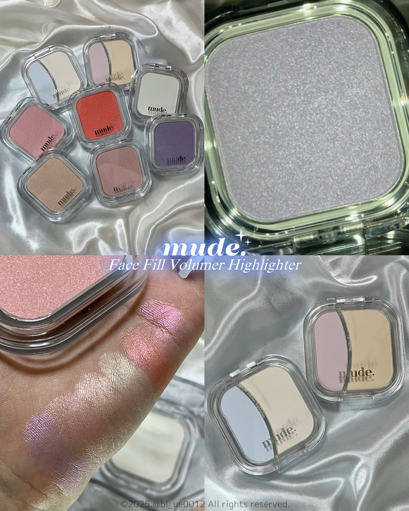 フェイスフィルボリューマーハイライター/mude/パウダーハイライトを使ったクチコミ(1枚目)