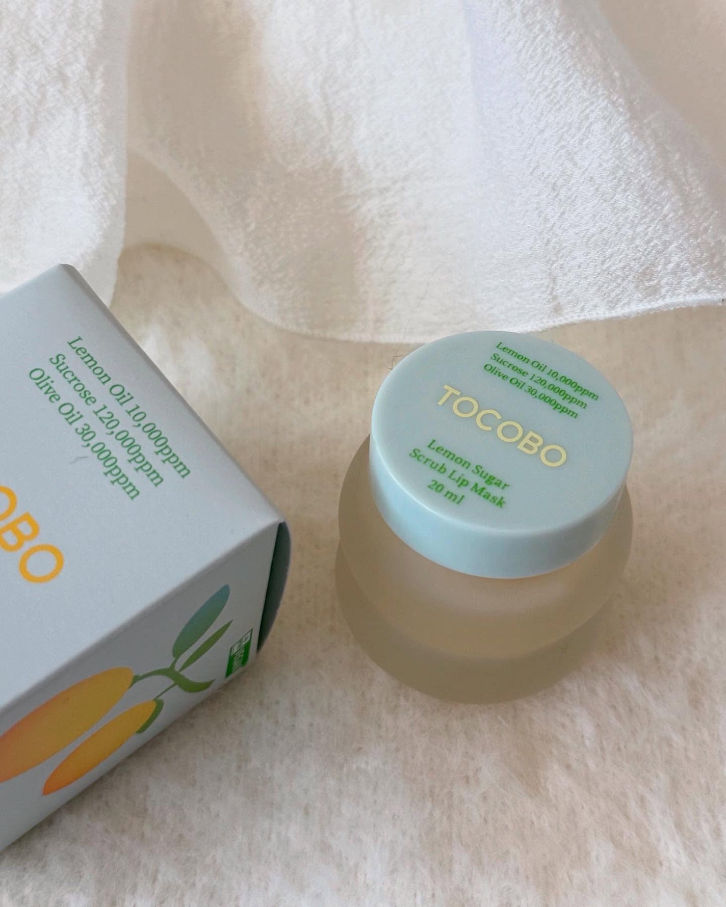 レモンシュガースクラブリップマスク/TOCOBO/リップスクラブを使ったクチコミ(3枚目)