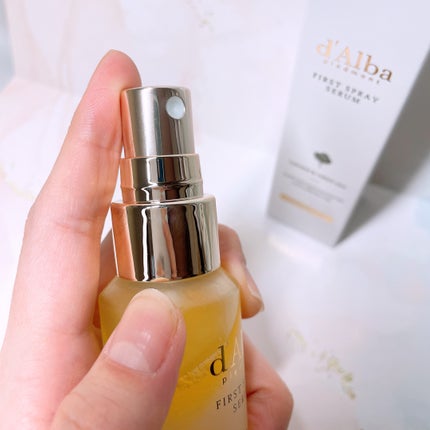 ダルバ ホワイトトリュフファーストスプレーセラム/ダルバ/ミスト状化粧水を使ったクチコミ(3枚目)