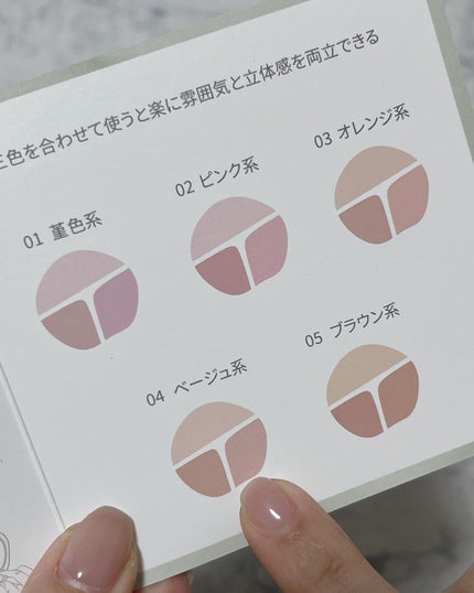 TIMAGE 3色チークパレット/TIMAGE/パウダーチークを使ったクチコミ(5枚目)