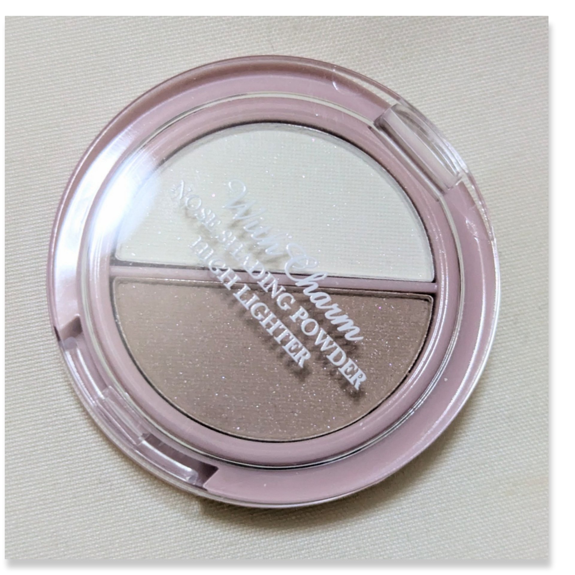 &. Wチャーム ノーズシャドウ/DAISO/パウダーハイライトを使ったクチコミ（3枚目）