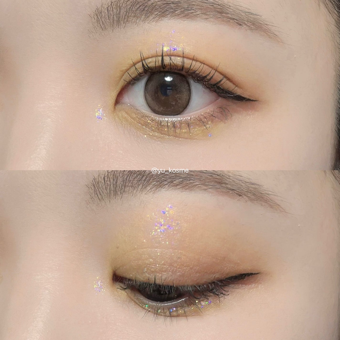 パラダイス シャイン アイ シークイン/DEAR DAHLIA/リキッドアイシャドウを使ったクチコミ(3枚目)