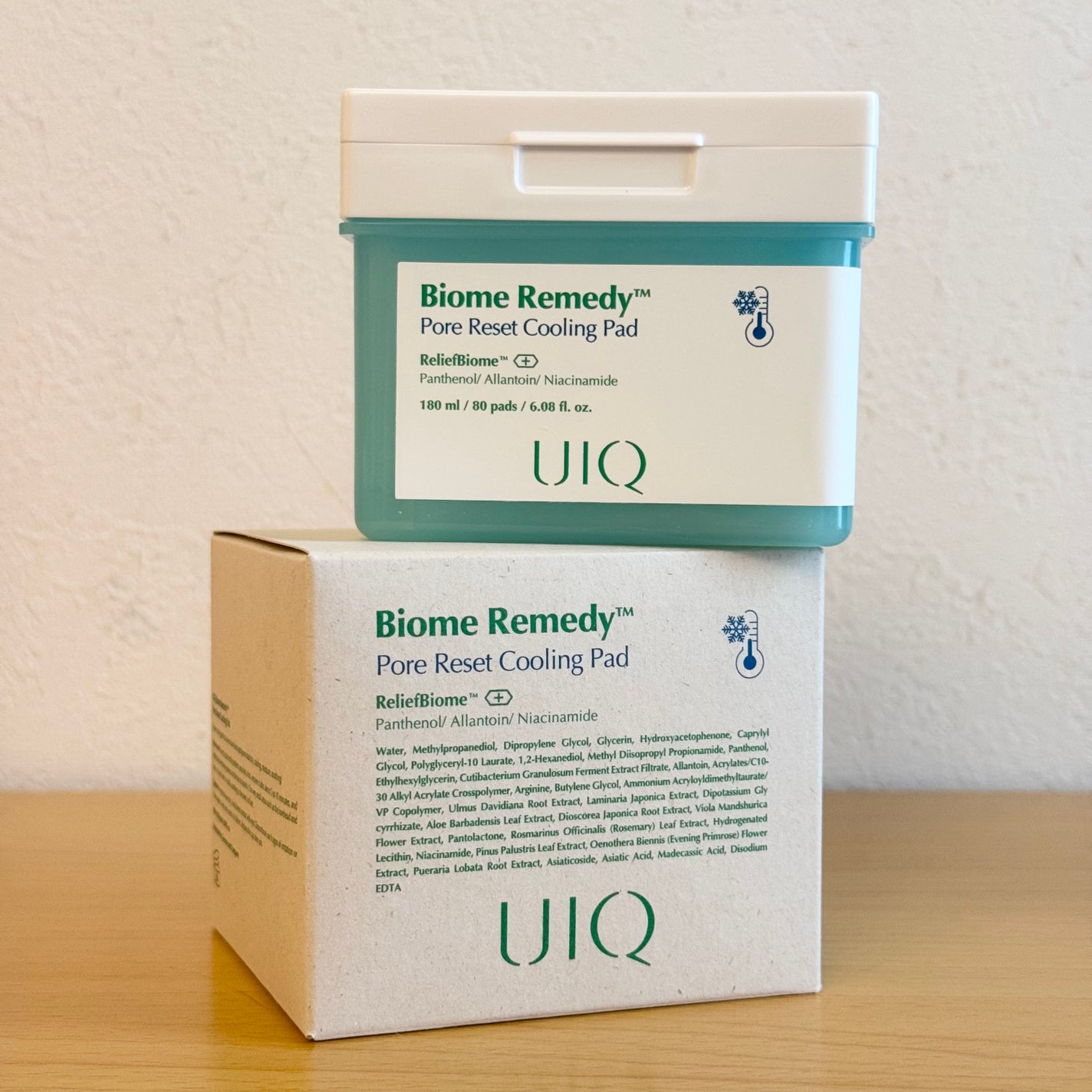 バイオームレメディポアリセットクーリングパッド/UIQ/トナーパッドを使ったクチコミ(1枚目)