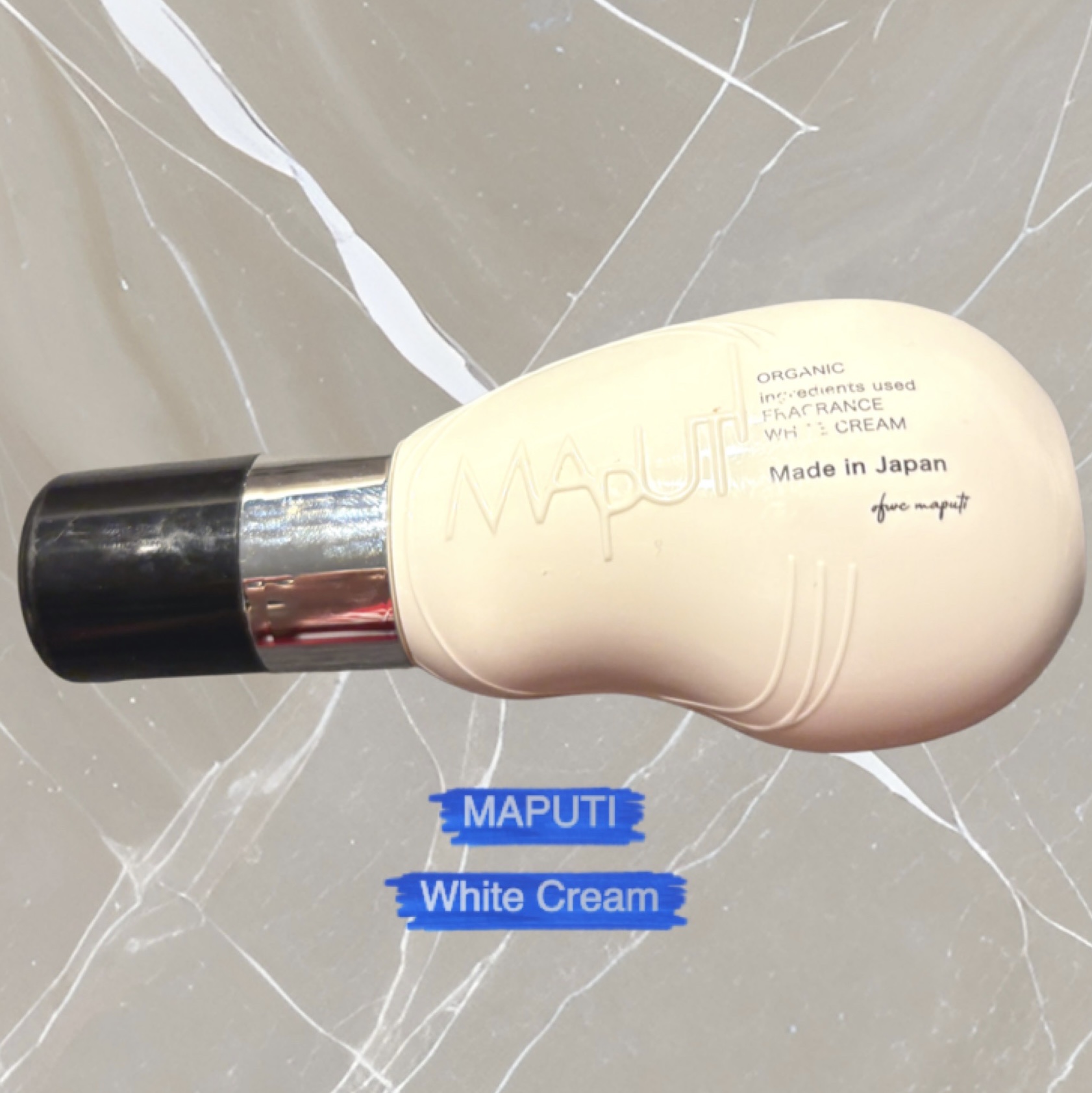 オーガニックフレグランスホワイトクリーム/MAPUTI/デリケートゾーンケアを使ったクチコミ（1枚目）