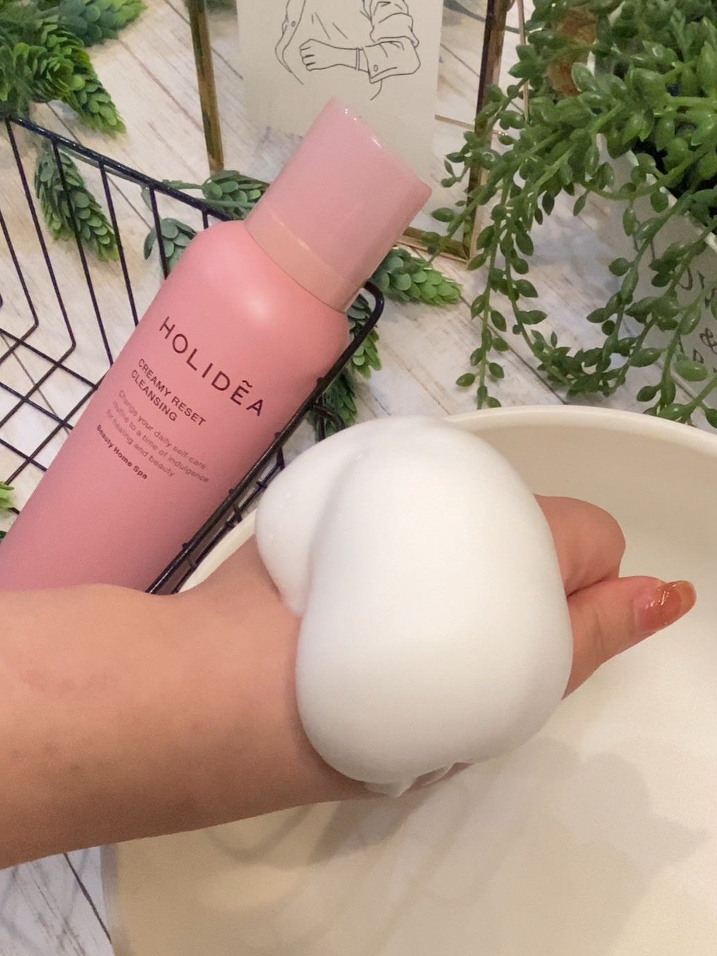 ホリーディア クリーミーリセットクレンジング/HOLIDEA/泡洗顔を使ったクチコミ(5枚目)