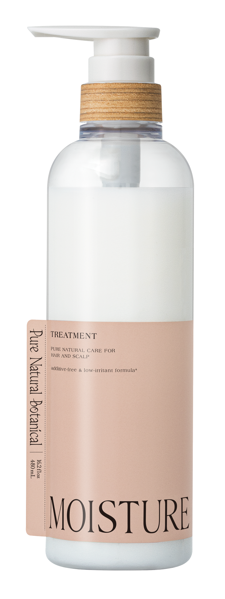 ピュアナチュラルボタニカル モイストリッチシャンプー/トリートメント トリートメントボトル480ml